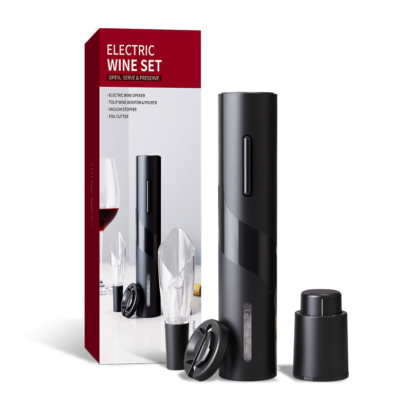 BR-BO10SA Battery Operated Wine Opener Set